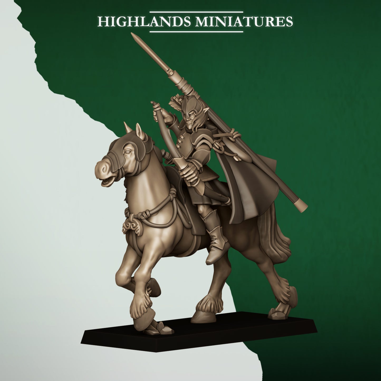 MOUNTED FERAL ARCHERS - Figurine Highlands Miniatures
