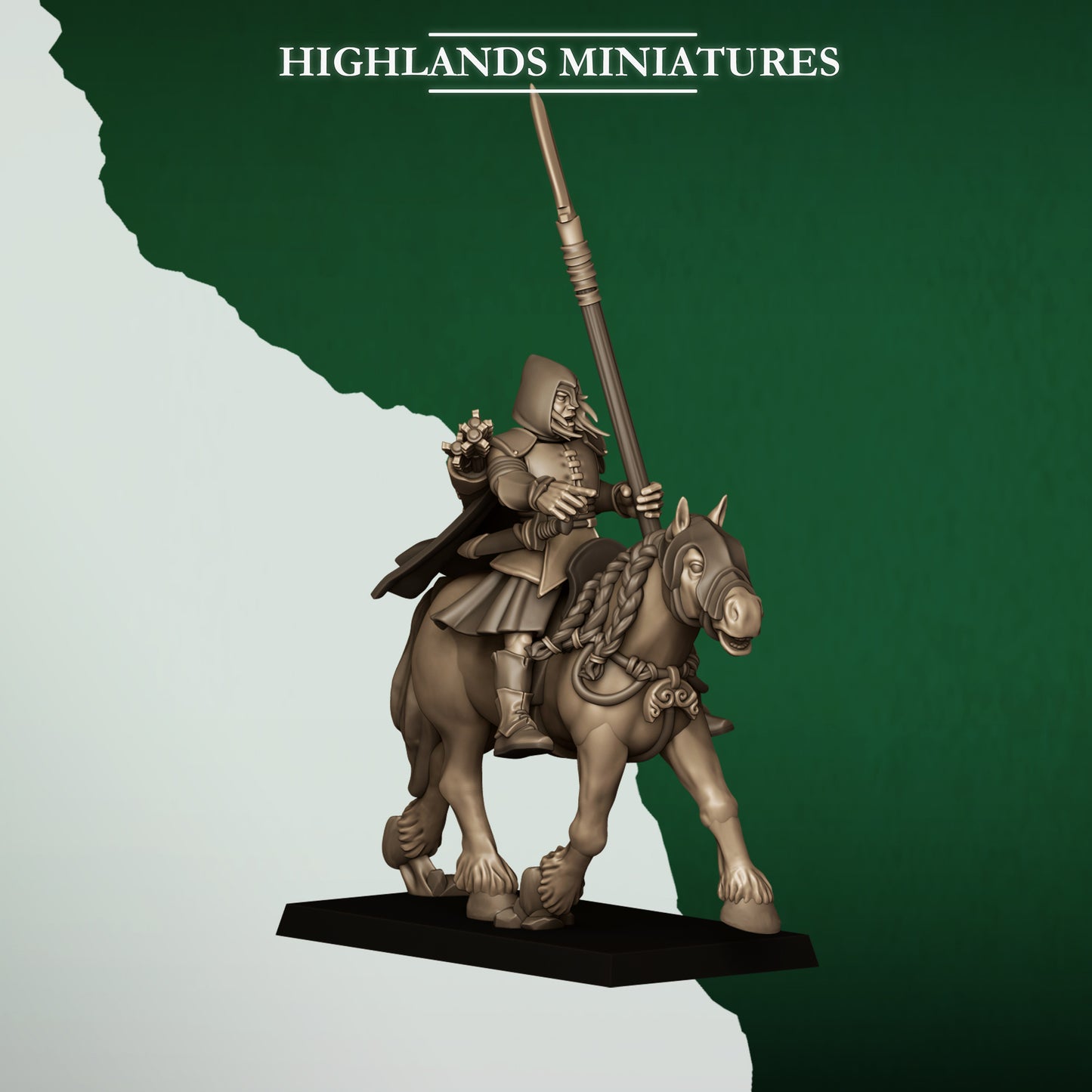 MOUNTED FERAL ARCHERS - Figurine Highlands Miniatures