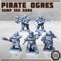 Pirate Ogres - male - Figurine Print Minis - PRINT MINIS - 3DPitFactory