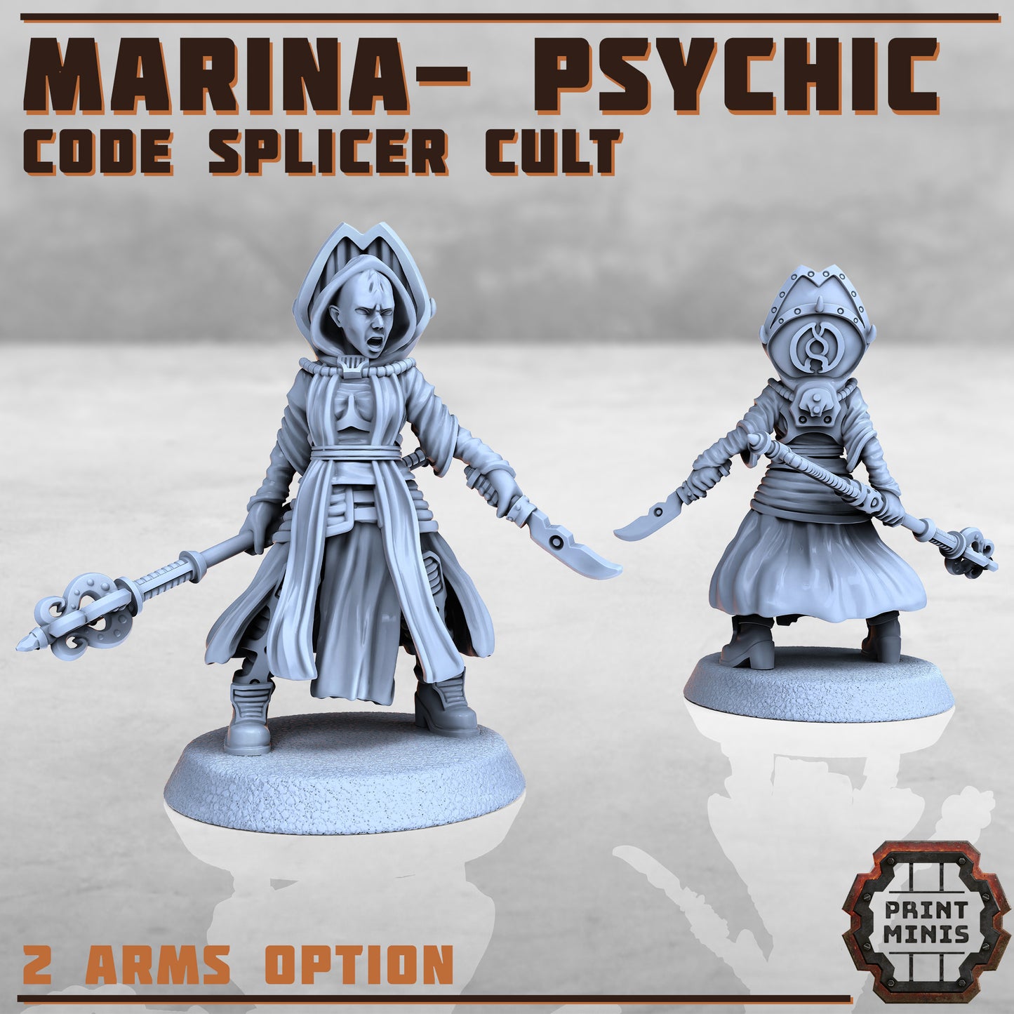 Marina - Code Splicer Cult - Figurine Print Minis