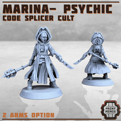 Marina - Code Splicer Cult - Figurine Print Minis