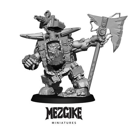 Mezgob orc Scrap Boss- Figurine MEZGIKE