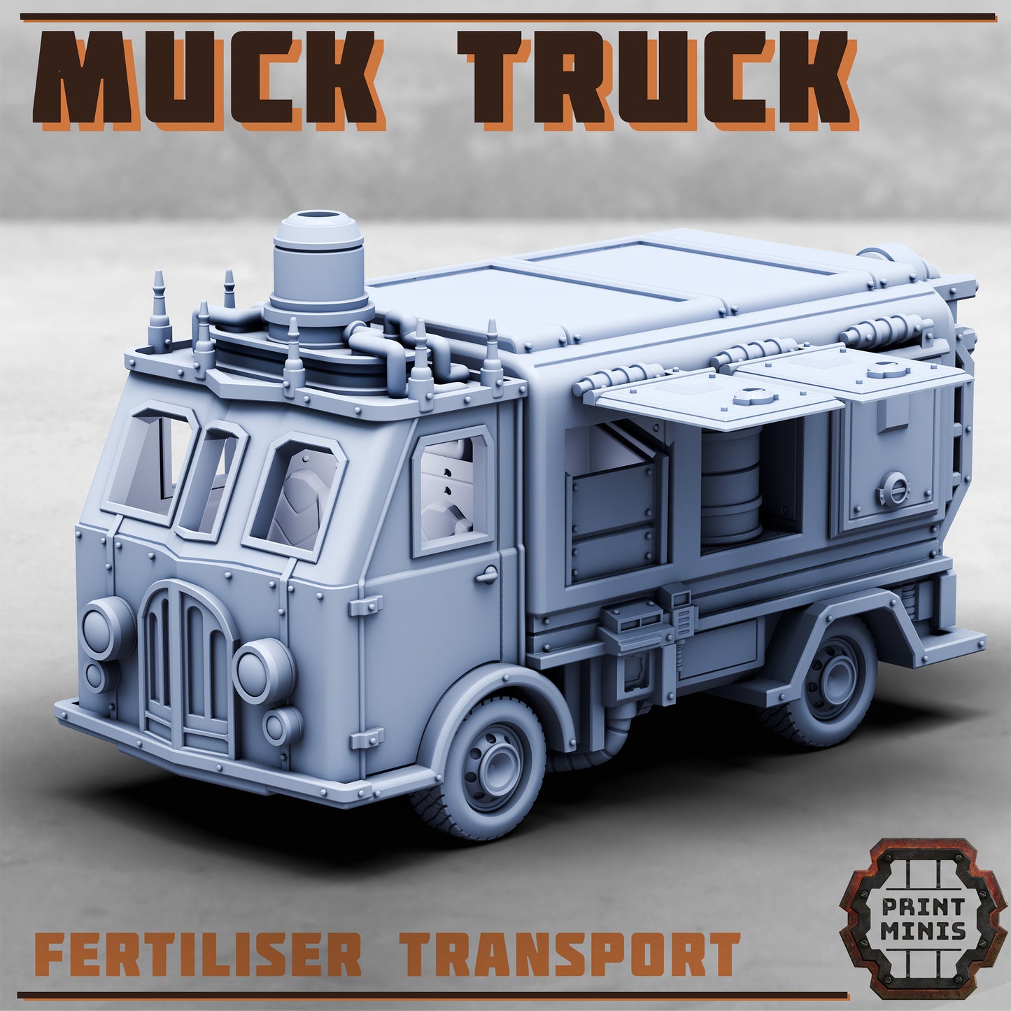 Muck Truck - Toilet Emptying Service - Print Minis