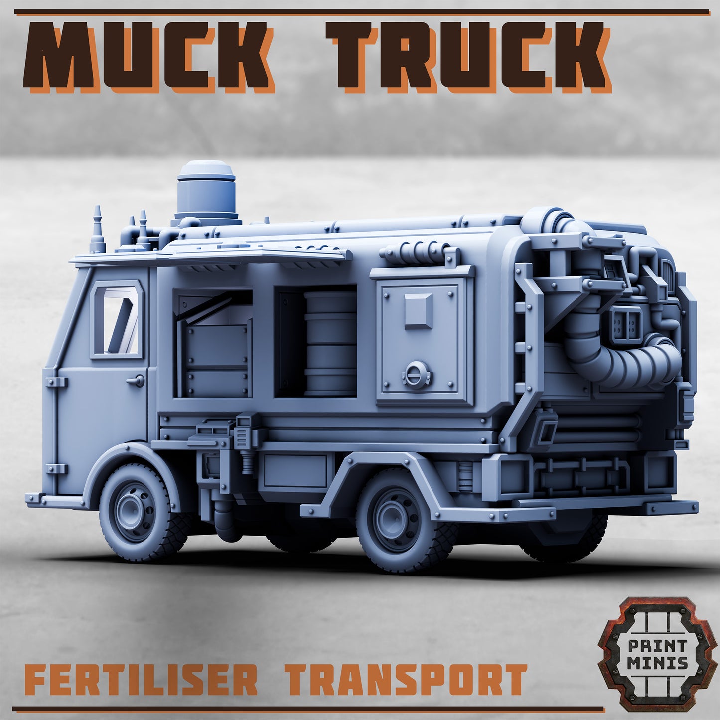 Muck Truck - Toilet Emptying Service - Print Minis