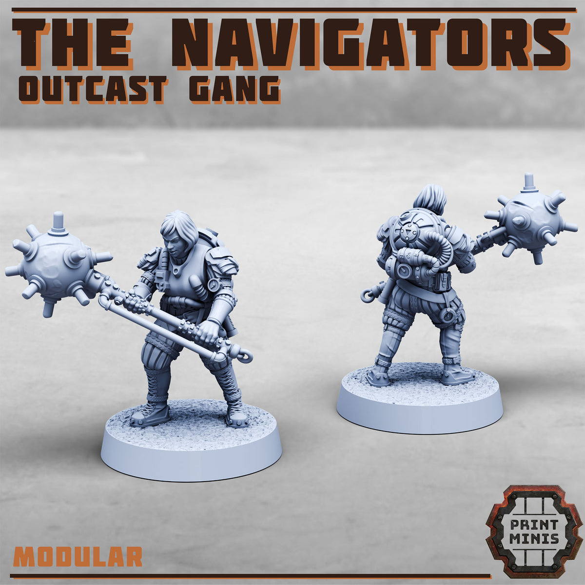 The Navigators – Outcast Gang - Figurine Print Minis - PRINT MINIS - 3DPitFactory