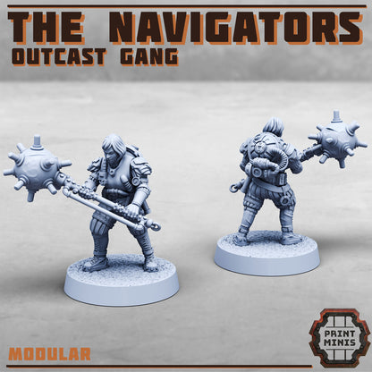 The Navigators – Outcast Gang - Figurine Print Minis - PRINT MINIS - 3DPitFactory