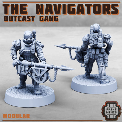 The Navigators – Outcast Gang - Figurine Print Minis - PRINT MINIS - 3DPitFactory