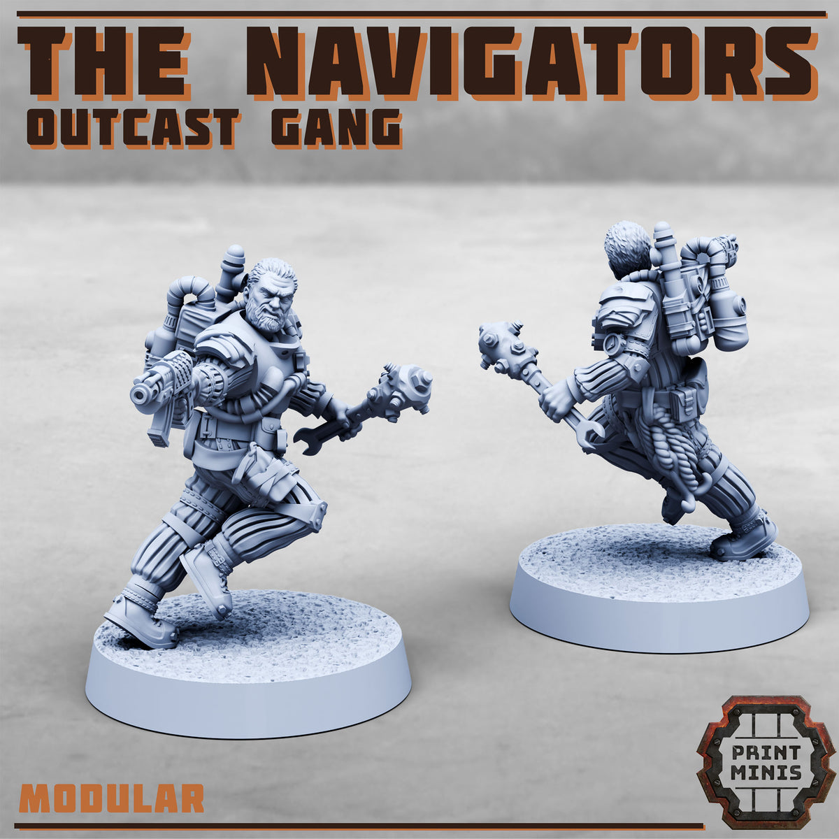 The Navigators – Outcast Gang - Figurine Print Minis - PRINT MINIS - 3DPitFactory