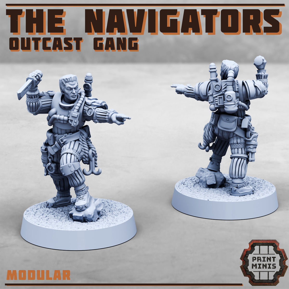 The Navigators – Outcast Gang - Figurine Print Minis - PRINT MINIS - 3DPitFactory