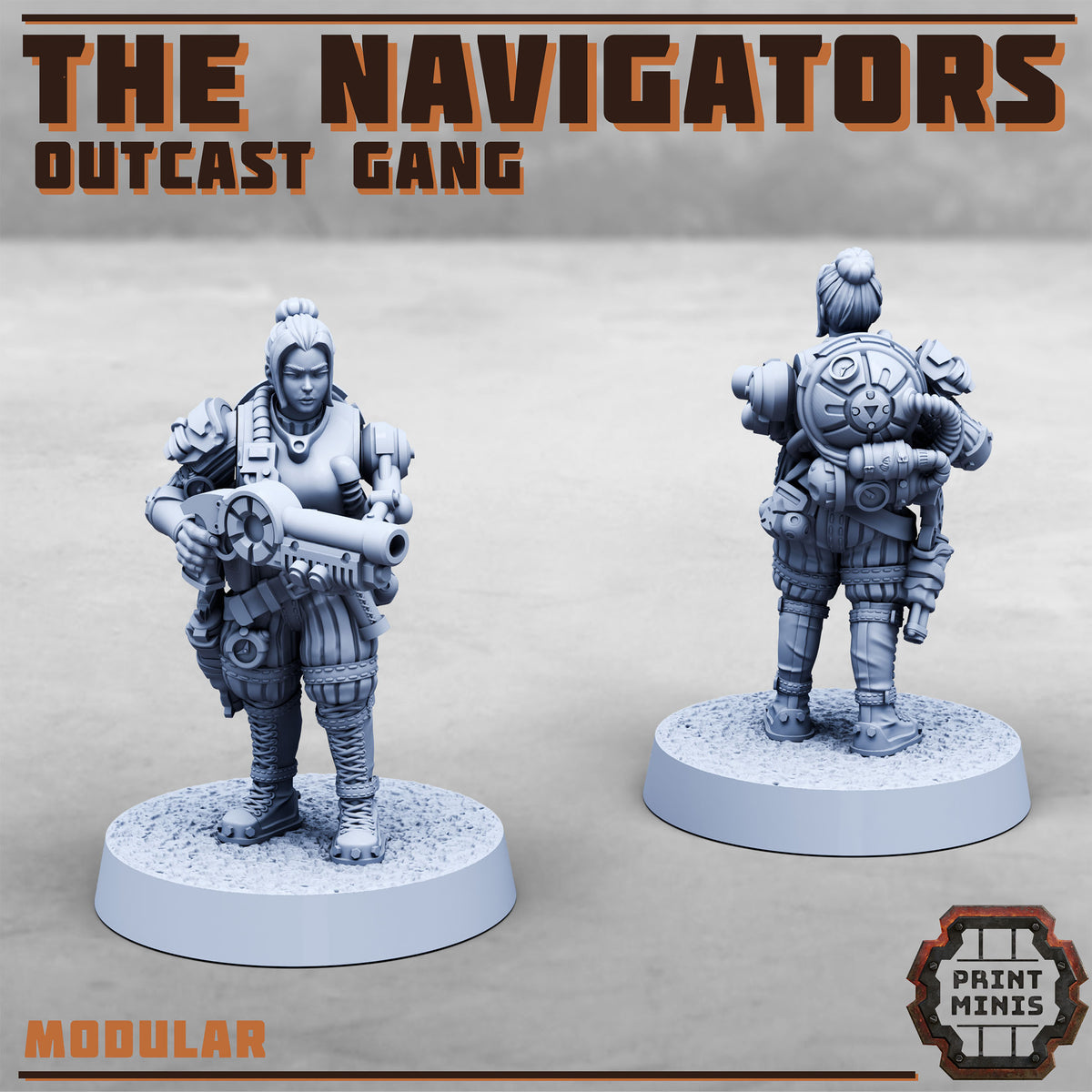 The Navigators – Outcast Gang - Figurine Print Minis - PRINT MINIS - 3DPitFactory