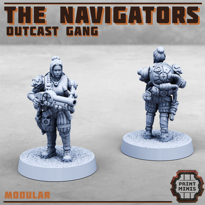 The Navigators – Outcast Gang - Figurine Print Minis - PRINT MINIS - 3DPitFactory