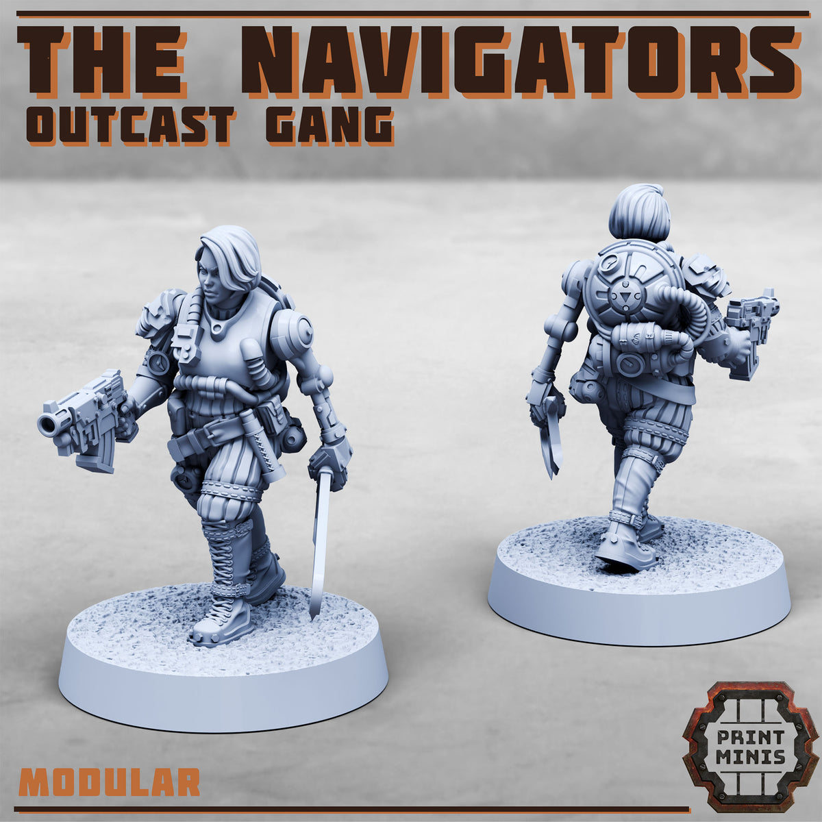 The Navigators – Outcast Gang - Figurine Print Minis - PRINT MINIS - 3DPitFactory