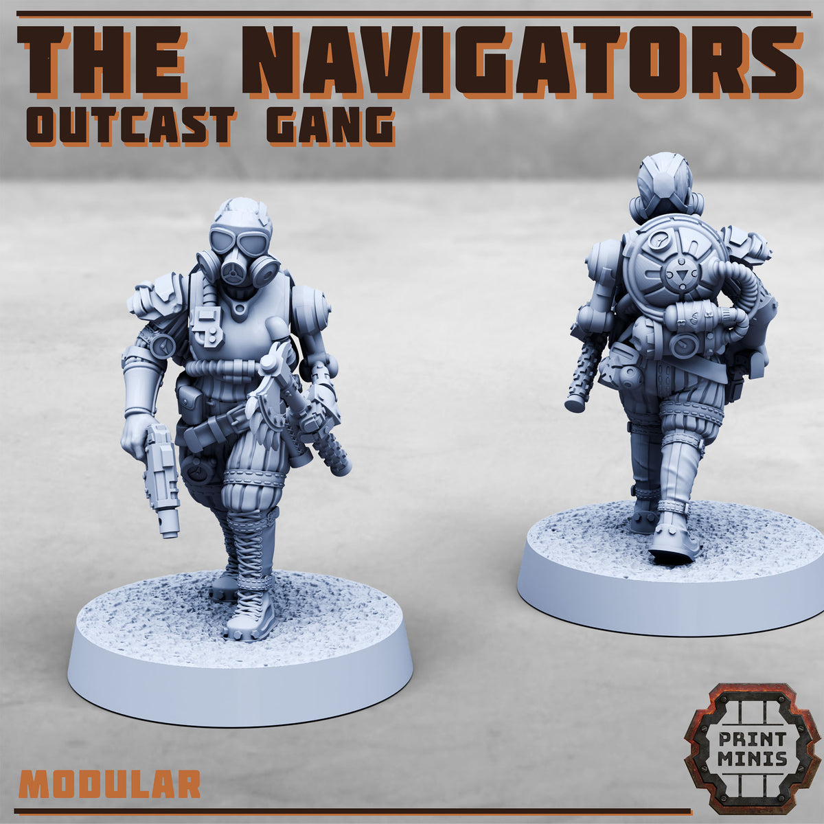 The Navigators – Outcast Gang - Figurine Print Minis - PRINT MINIS - 3DPitFactory