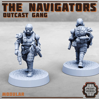 The Navigators – Outcast Gang - Figurine Print Minis - PRINT MINIS - 3DPitFactory