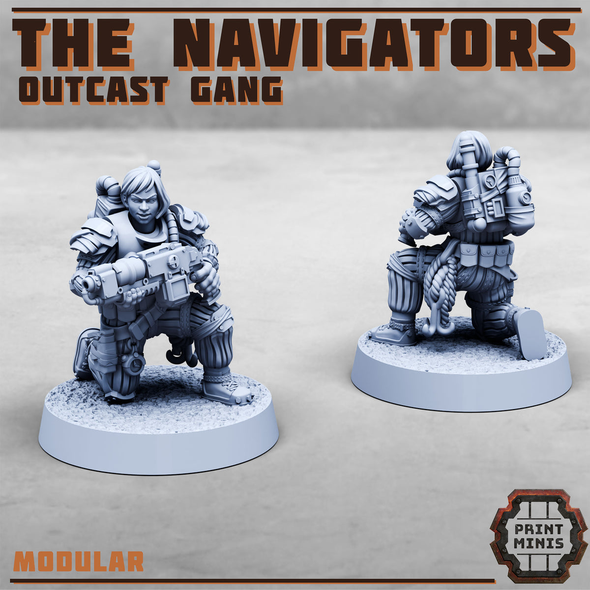 The Navigators – Outcast Gang - Figurine Print Minis - PRINT MINIS - 3DPitFactory