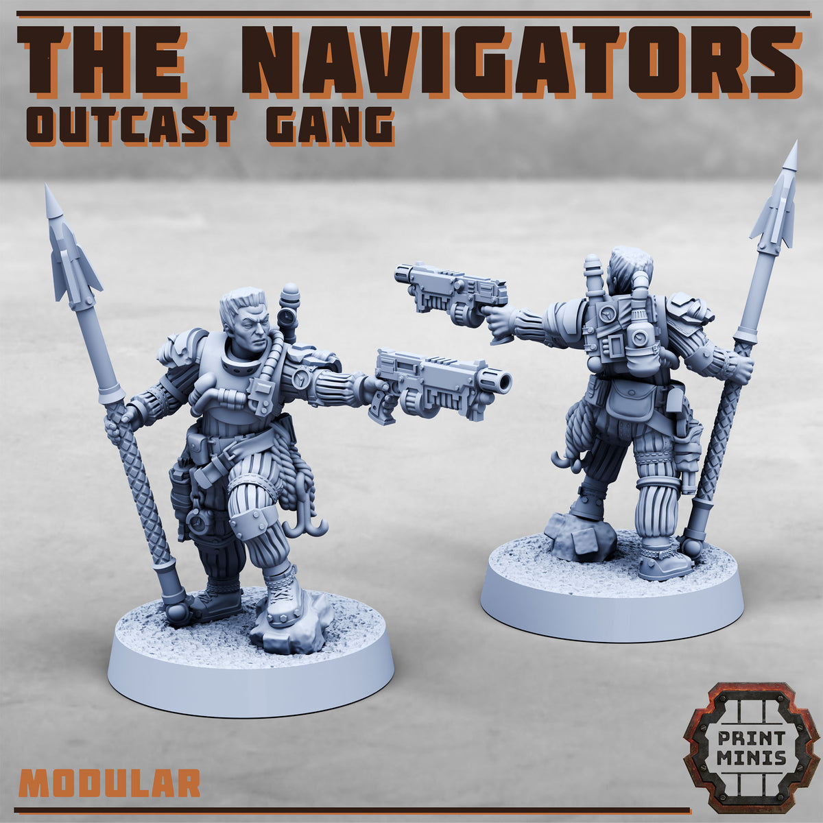 The Navigators – Outcast Gang - Figurine Print Minis - PRINT MINIS - 3DPitFactory