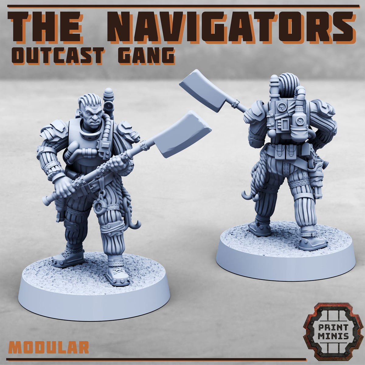 The Navigators – Outcast Gang - Figurine Print Minis - PRINT MINIS - 3DPitFactory