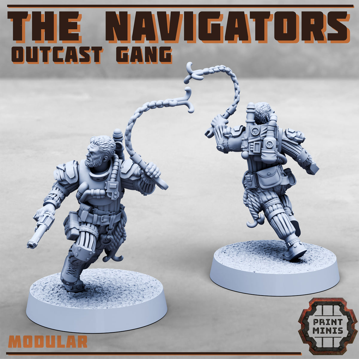 The Navigators – Outcast Gang - Figurine Print Minis - PRINT MINIS - 3DPitFactory