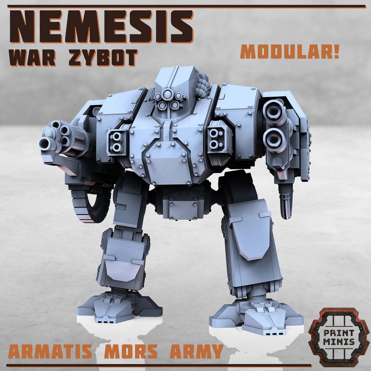 Nemesis - War Zybot - 5 postures - Figurine Print Minis