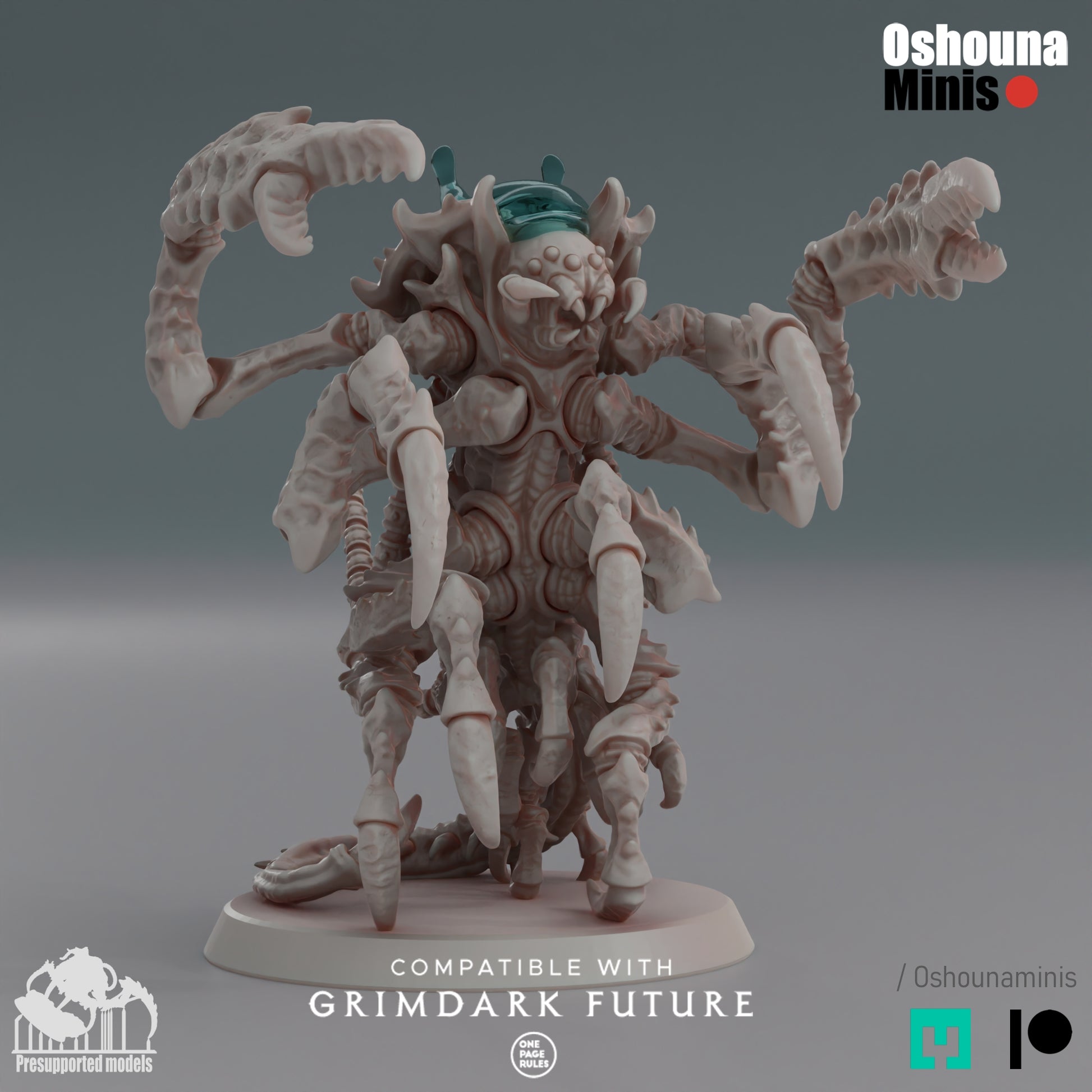 NeuroShrimp STL - Figurine Print Minis - PRINT MINIS - 3DPitFactory
