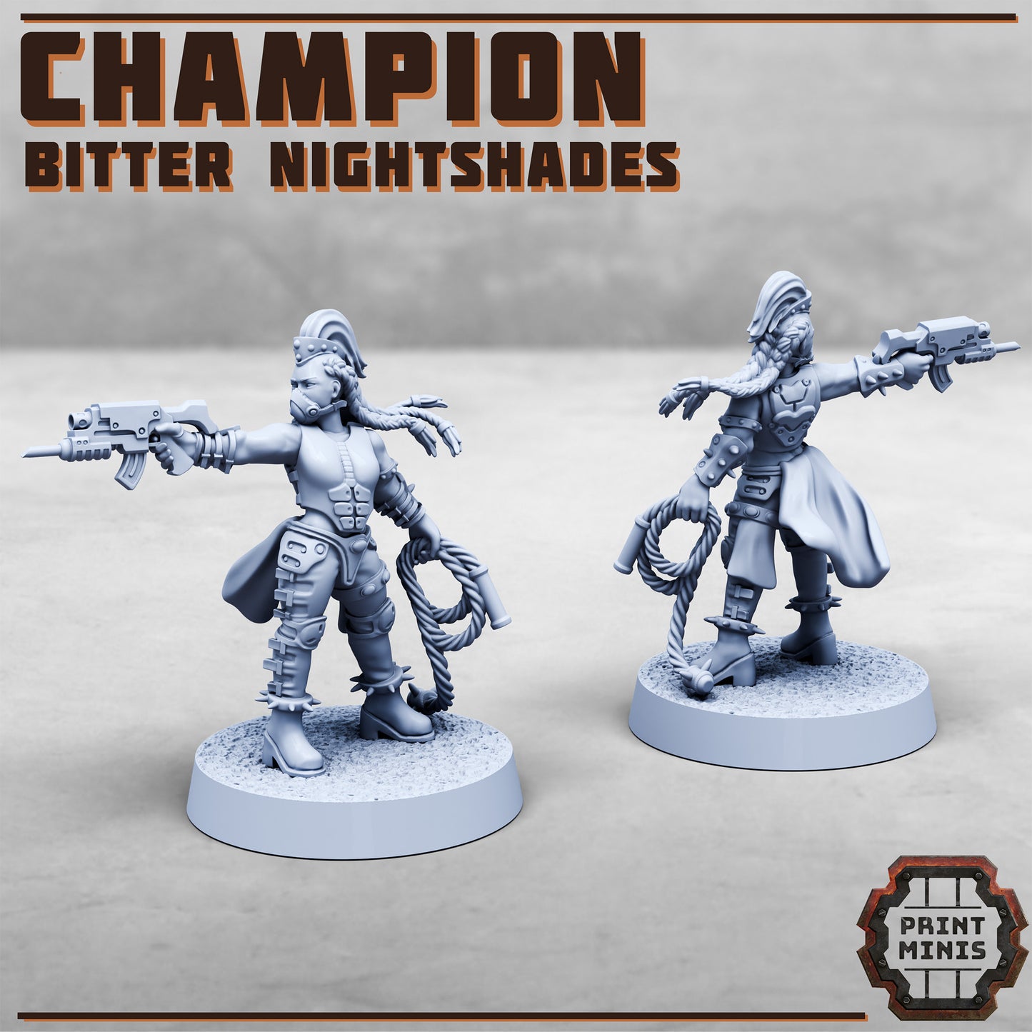 Nightshade Champions - Figurine Print Minis