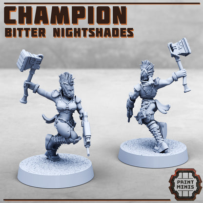Nightshade Champions - Figurine Print Minis