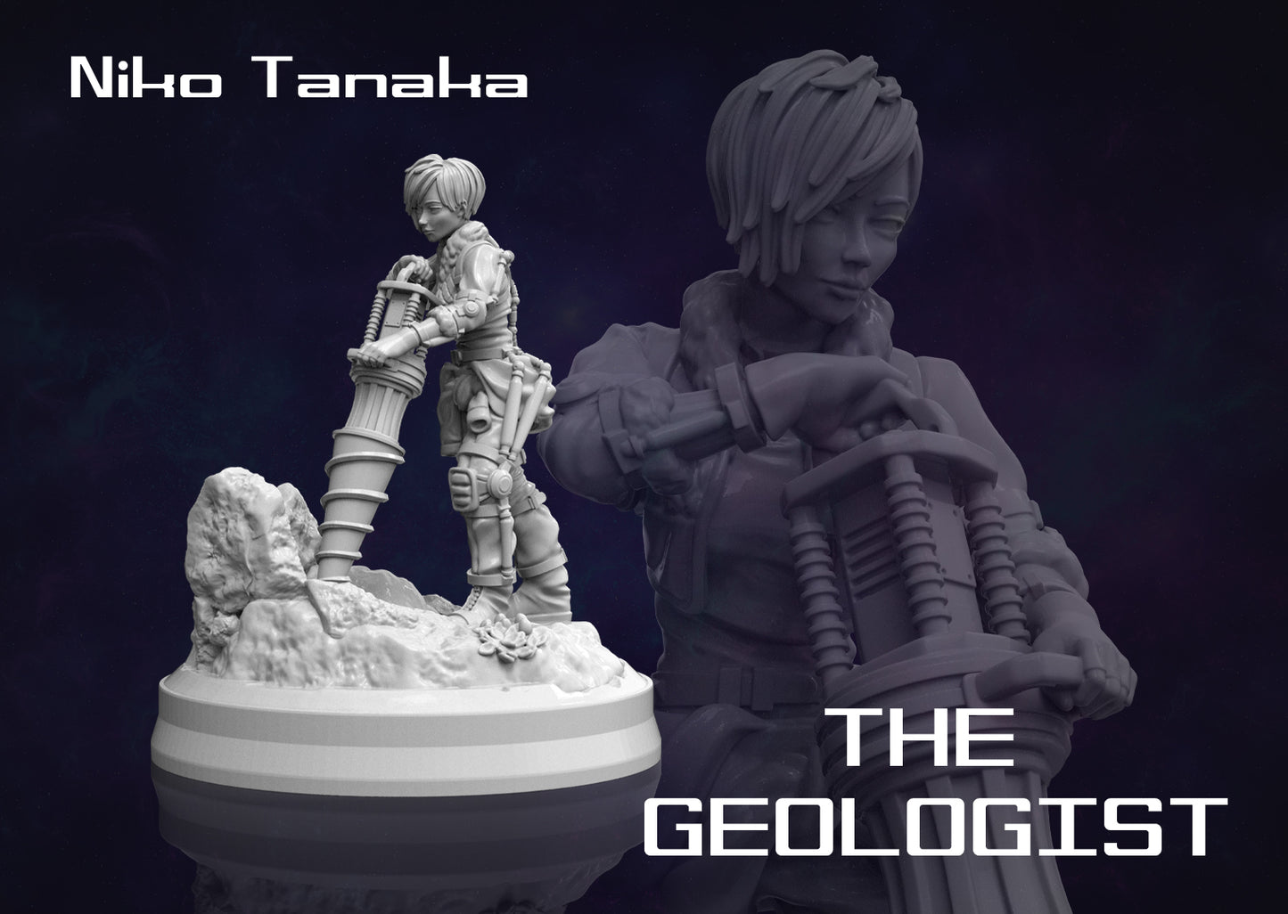 Niko Tanaka - Figurine Print Minis - PRINT MINIS - 3DPitFactory