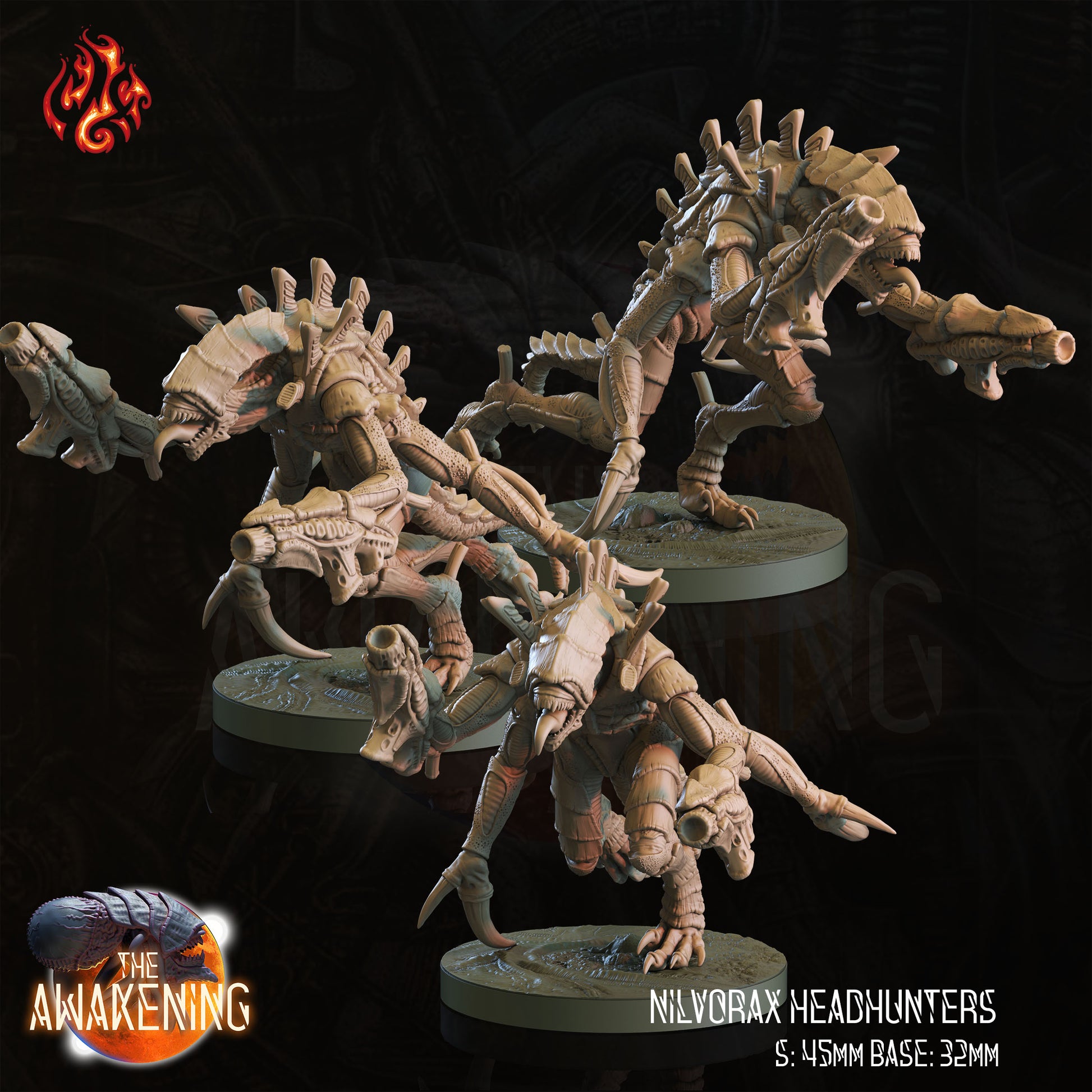 Nilvorax Headhunter - Figurine Print Minis - PRINT MINIS - 3DPitFactory