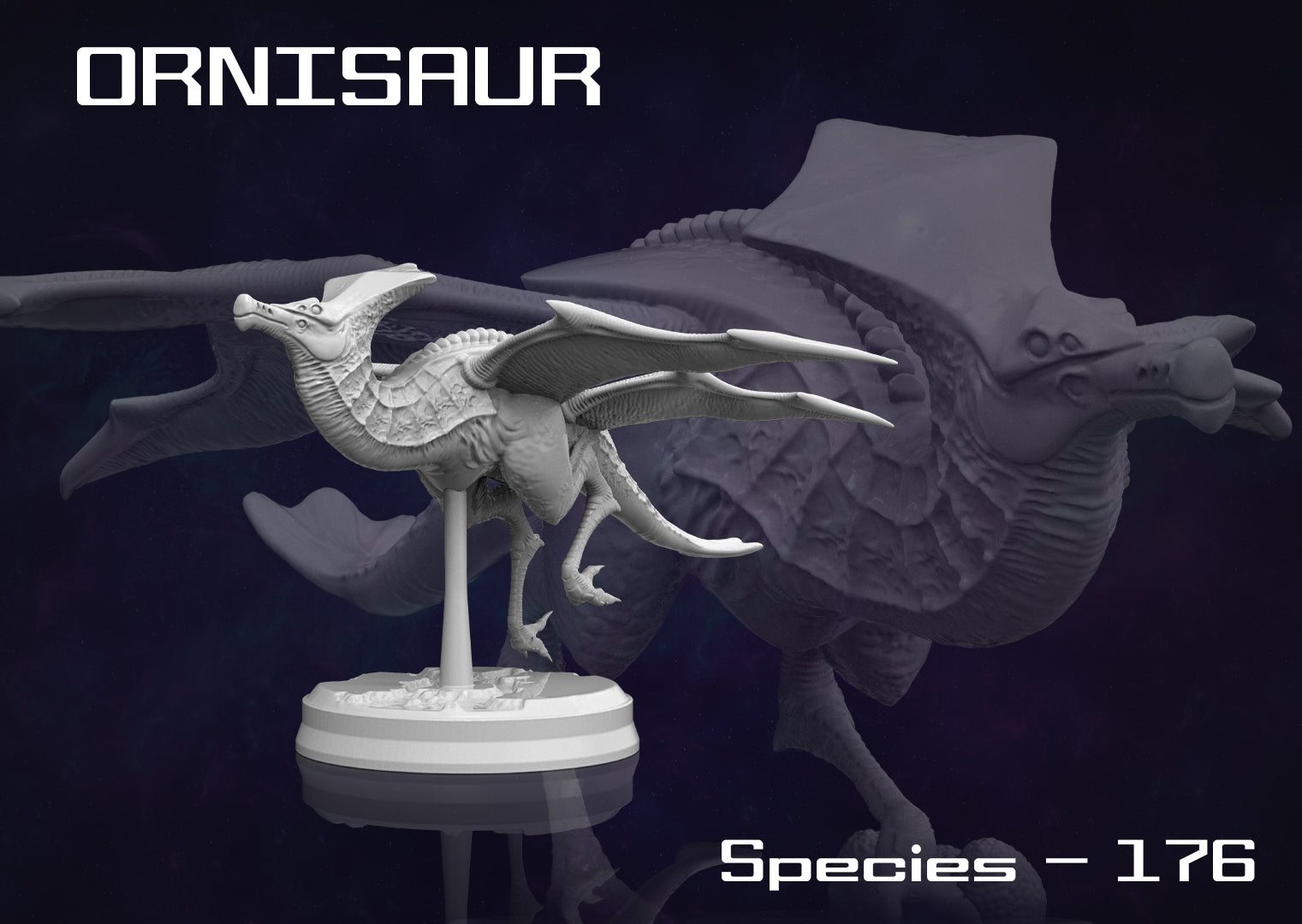 Ornisaur - Figurine Print Minis - PRINT MINIS - 3DPitFactory