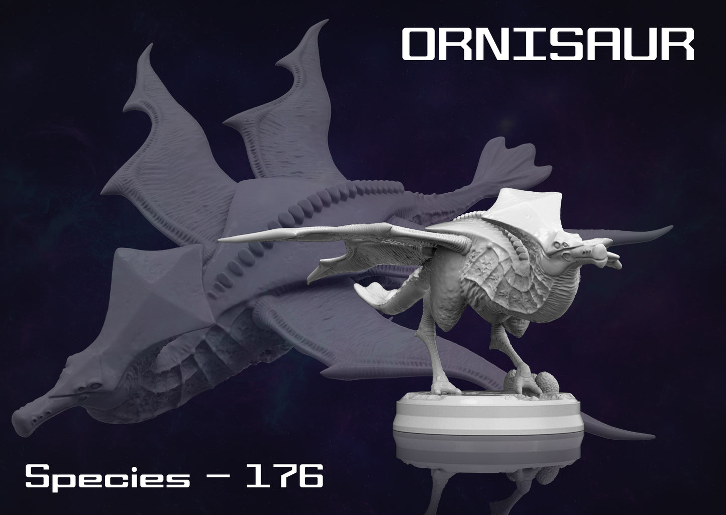 Ornisaur - Figurine Print Minis - PRINT MINIS - 3DPitFactory
