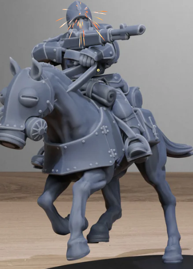 Lot de figurines GrimGRoyalGuarduard et