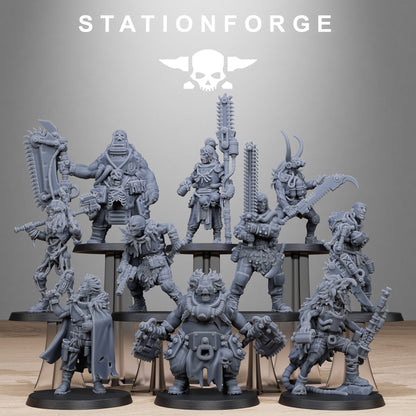 Techno Savage Barbarians - Figurines Station Forge