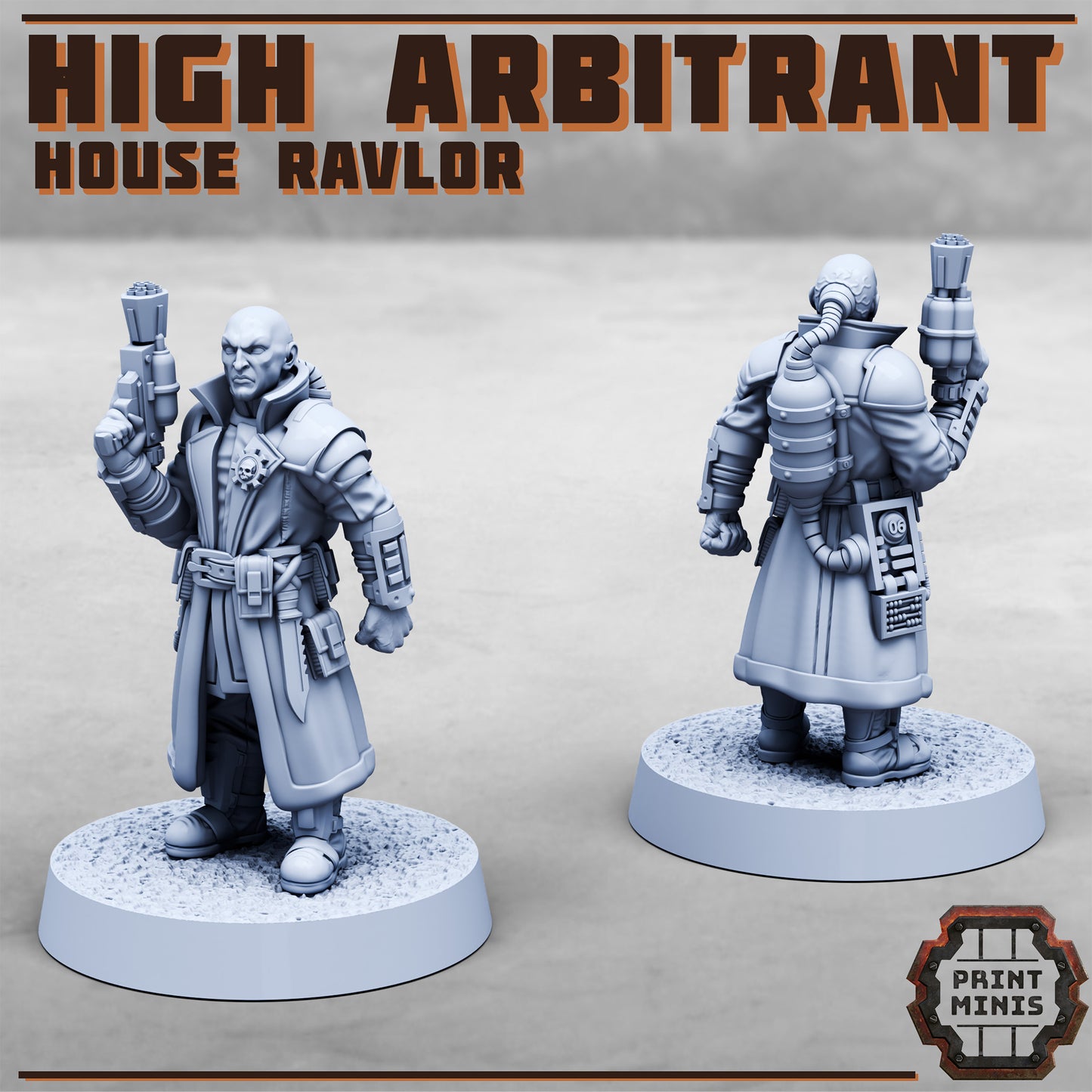 HOUSE RAVLOR - Arbitrant + Docketeer - Figurine Print Minis
