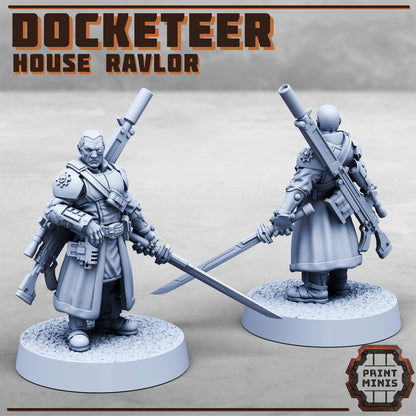 HOUSE RAVLOR - Arbitrant + Docketeer - Figurine Print Minis