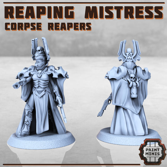 Reaping Mistress - Corpse Reapers - Figurine Print Minis - PRINT MINIS - 3DPitFactory