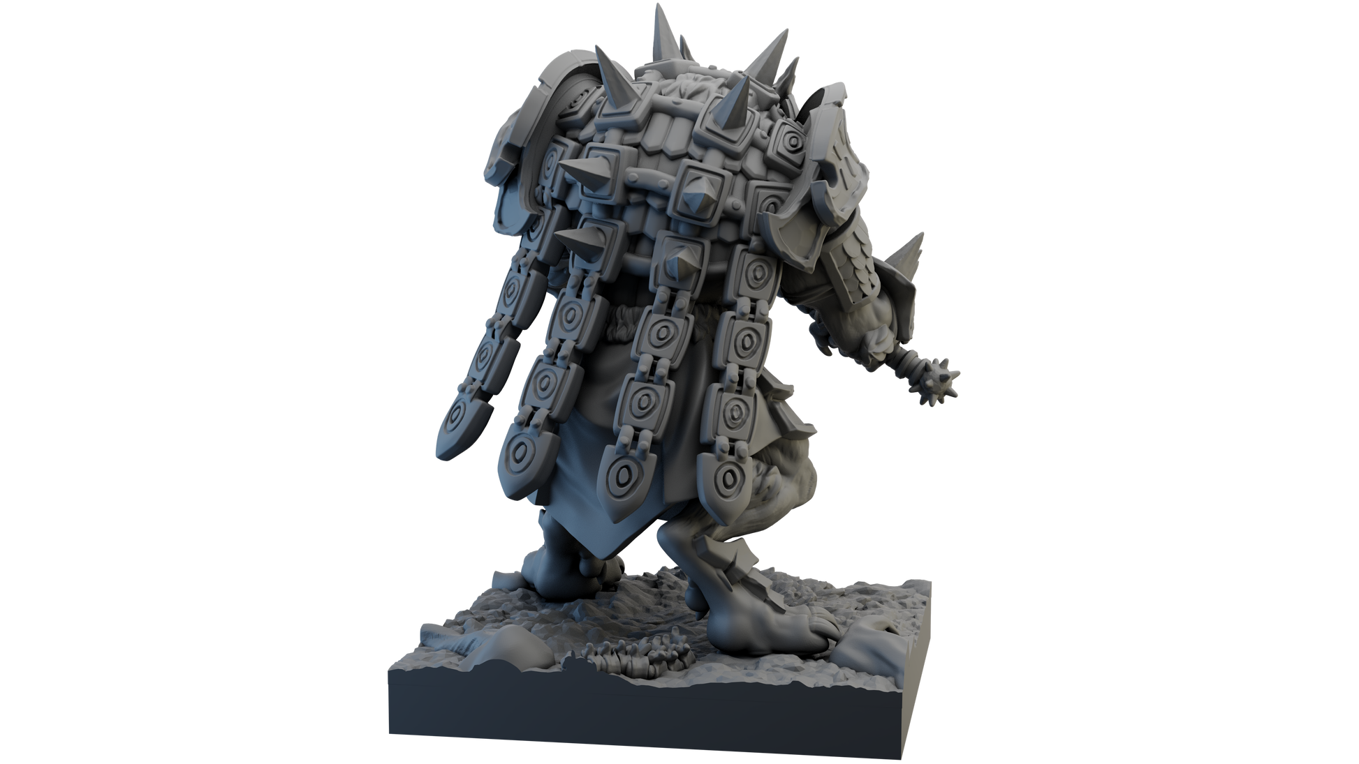 Rograth Iron Manes Champion - Figurines GHAMAK - GHAMAK - 3DPitFactory