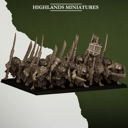 SEWER RATS - Figurine Highlands Miniatures