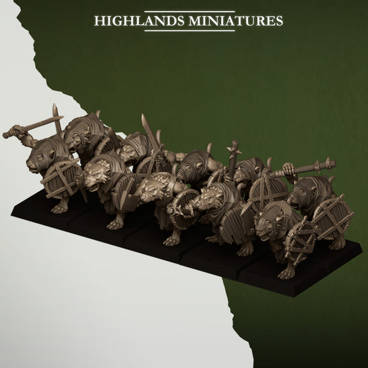 SEWER RATS - Figurine Highlands Miniatures