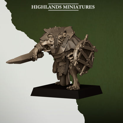 SEWER RATS - Figurine Highlands Miniatures