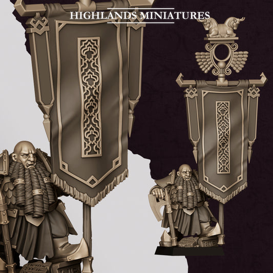 MARDUK ETENDARD - Figurine Highlands Miniatures
