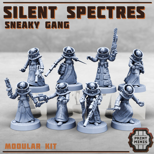 The Silent Spectres - A Sneaky Gang - Figurine Print Minis - PRINT MINIS - 3DPitFactory