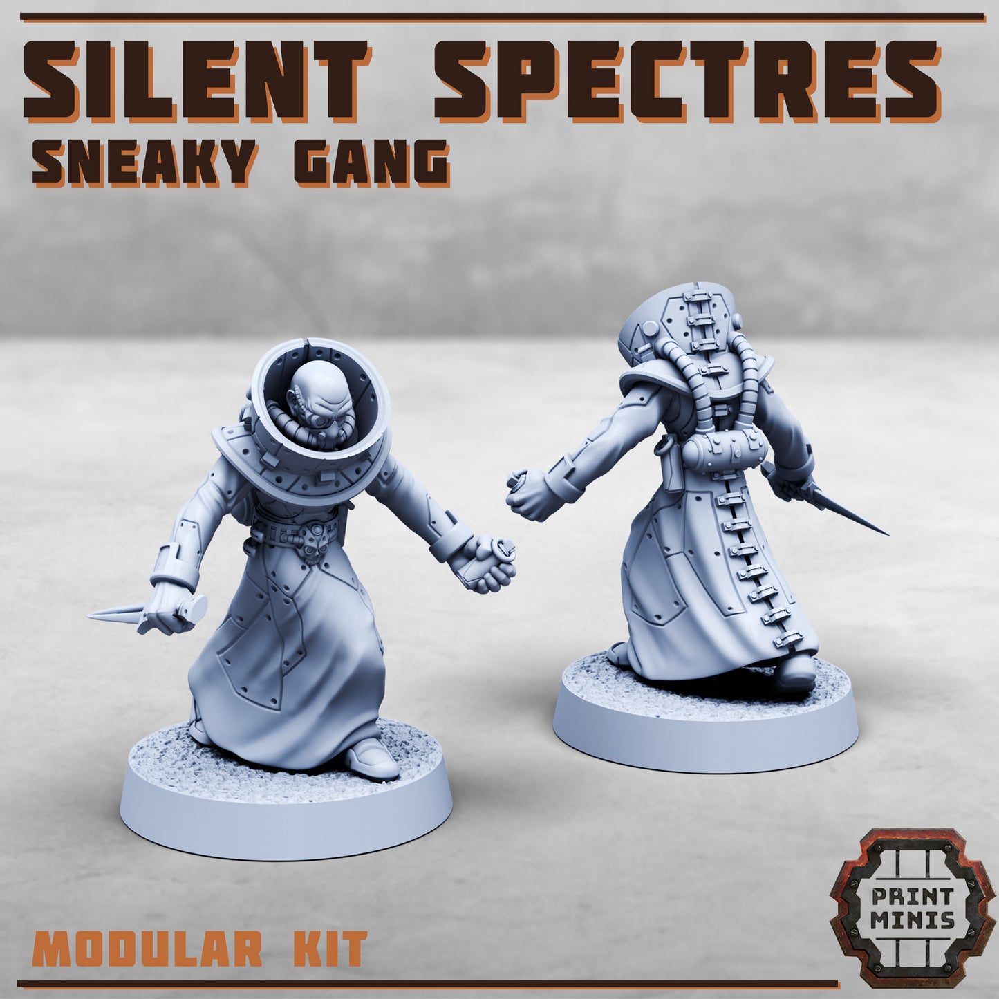 The Silent Spectres - A Sneaky Gang - Figurine Print Minis