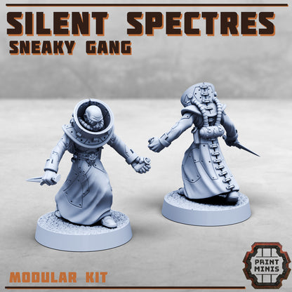 The Silent Spectres - A Sneaky Gang - Figurine Print Minis