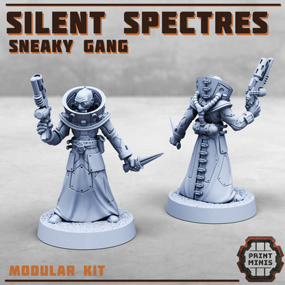 The Silent Spectres - A Sneaky Gang - Figurine Print Minis