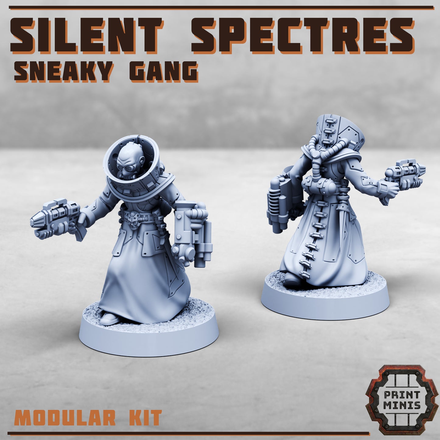 The Silent Spectres - A Sneaky Gang - Figurine Print Minis