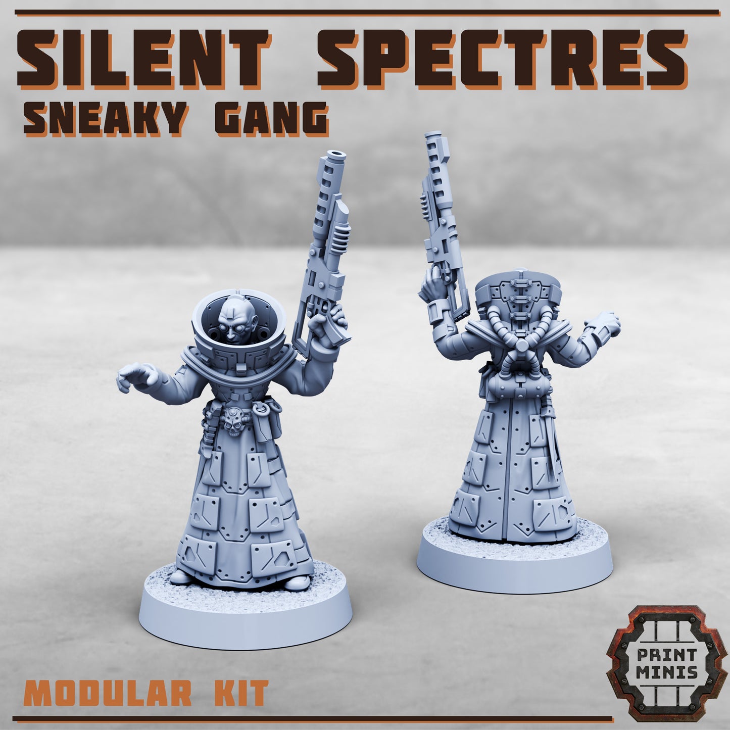 The Silent Spectres - A Sneaky Gang - Figurine Print Minis