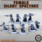 Female Silent Spectres Gang - Figurine Print Minis