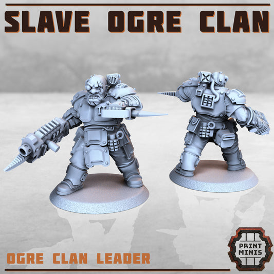Slave ogre captain - Figurine Print Minis - PRINT MINIS - 3DPitFactory