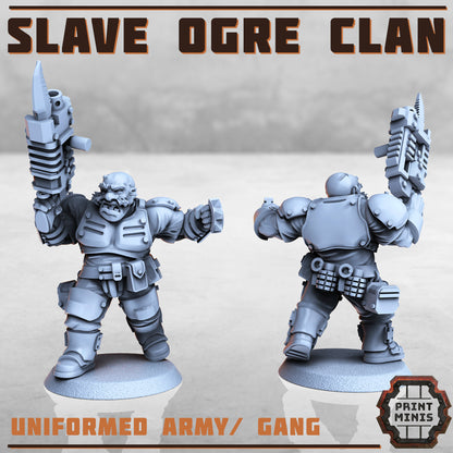 Slave Ogres - Figurine Print Minis