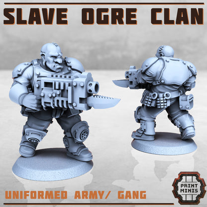 Slave Ogres - Figurine Print Minis